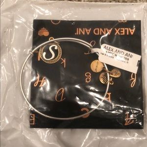 Alex and Ani bracelet. Silver and gold. LETTER S